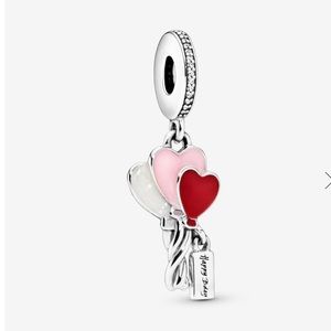 Pandora Authentic Happy Bday Balloon Dangle Charm